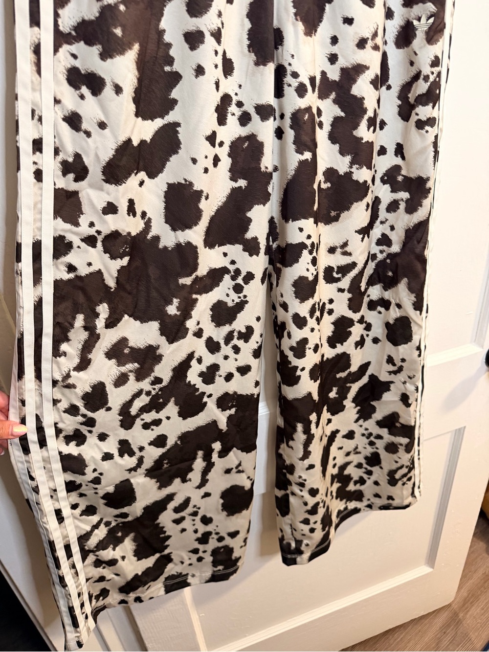 adidas Cow-Print wide leg Track Pants - Picture 7 of 10